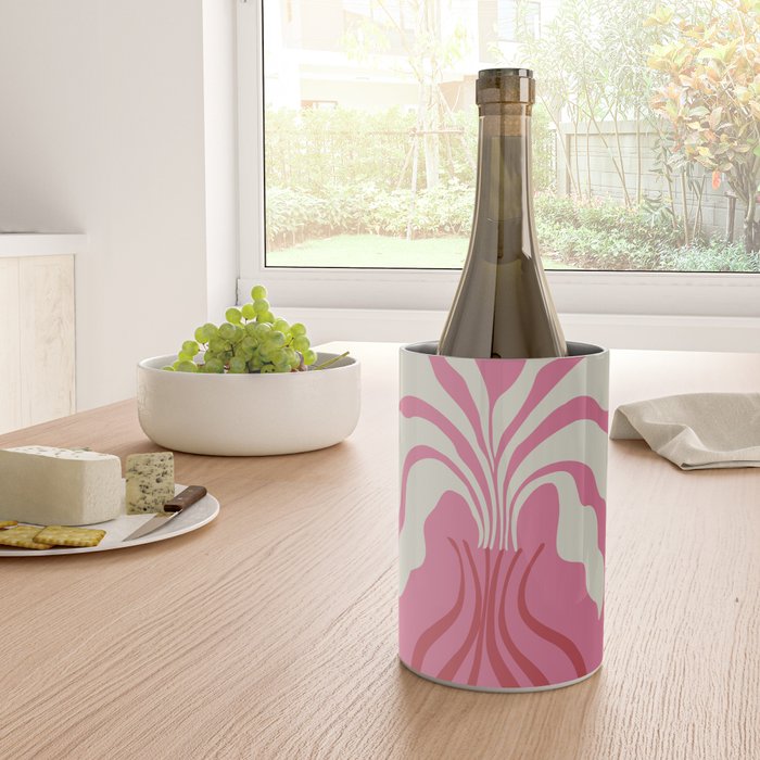 Minimal leaf and vase Wine Chiller Gallery Image 4