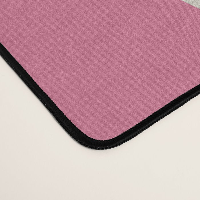 Minimal leaf and vase Desk Mat Gallery Image 4