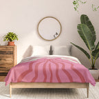 Minimal leaf and vase Comforter Gallery Image 3