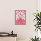 Minimal leaf and vase Poster Gallery Image 2