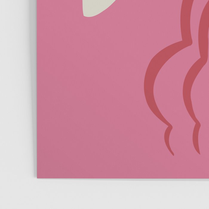 Minimal leaf and vase Poster Gallery Image 3