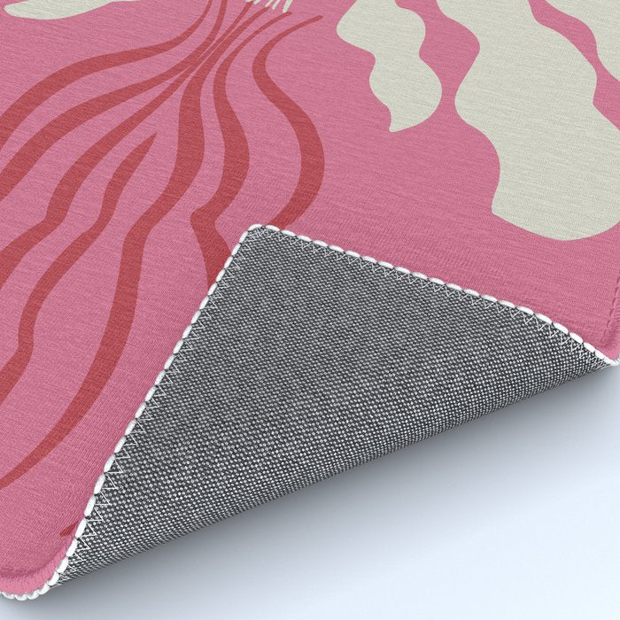 Minimal leaf and vase Rug Gallery Image 4