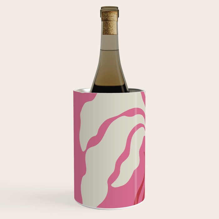 Minimal leaf and vase Wine Chiller Gallery Image 2