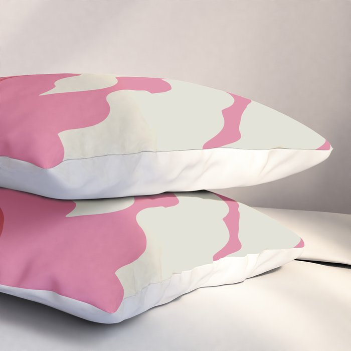 Minimal leaf and vase Pillow Sham Gallery Image 3