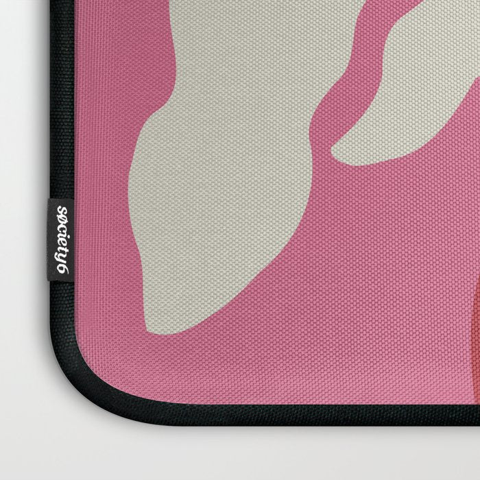 Minimal leaf and vase Laptop Sleeve Gallery Image 3