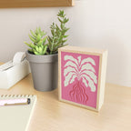 Minimal leaf and vase Mini Art Print Gallery Image 2