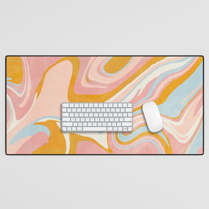 vintage marble Desk Mat Gallery Image 1