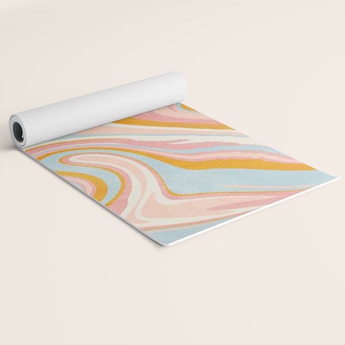 vintage marble Yoga Mat Gallery Image 2