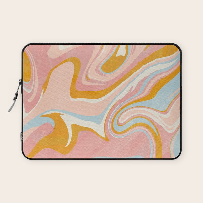 vintage marble Laptop Sleeve Gallery Image 1