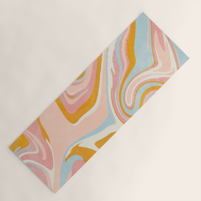 vintage marble Yoga Mat Gallery Image 1