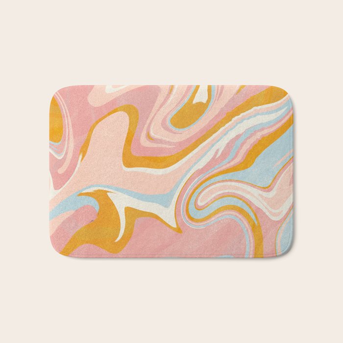 vintage marble Bath Mat Gallery Image 1