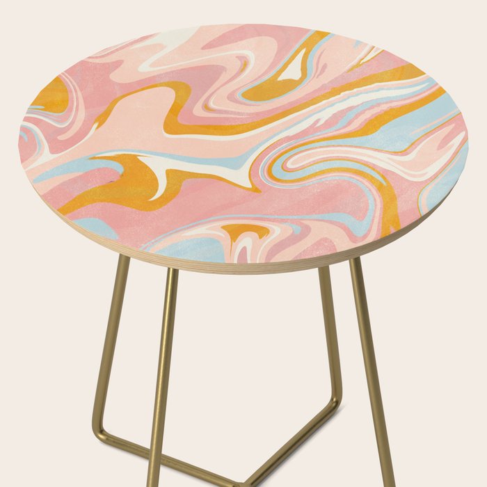 vintage marble Side Table Gallery Image 2