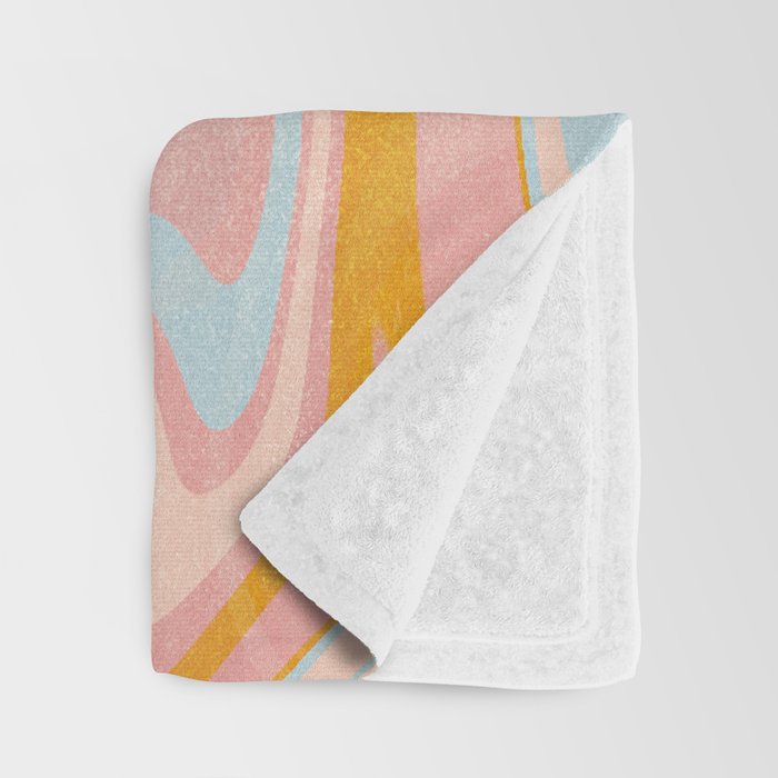 vintage marble Throw Blanket Gallery Image 3