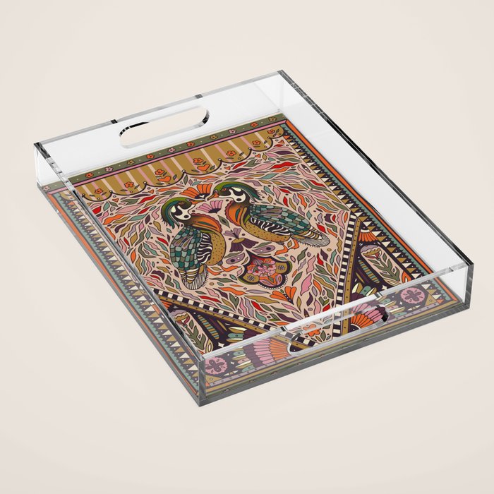 Wood Duck Acrylic Tray Gallery Image 1