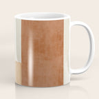 Geometric Minimalist Brown Beige Terra Artwork Coffee Mug Gallery Image 1