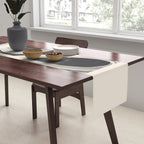 Black and White  Abstract Line Art  2 Table Runner Gallery Image 2