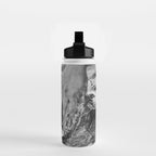 Running hand through the water, under the blue again black and white photograph / art photography Water Bottle Gallery Image 2
