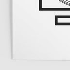 Shri Yantra in black and white Poster Gallery Image 3