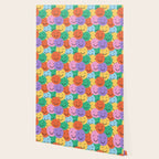 Colorful happy smiling face pattern Wallpaper Gallery Image 2