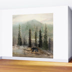 Mountain Black Bear Wall Mural Gallery Image 2