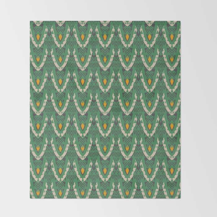 BENGAL MAYA GEO Throw Blanket Gallery Image 2