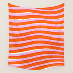 electric zebra stripes Wall Tapestry Gallery Image 4
