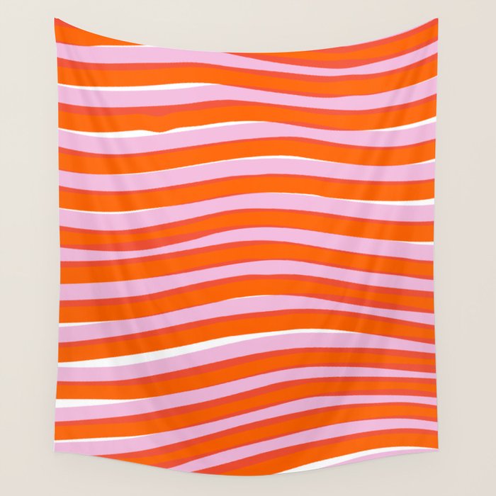 electric zebra stripes Wall Tapestry Gallery Image 1