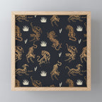 Golden Tigers Mini Art Print Gallery Image 1