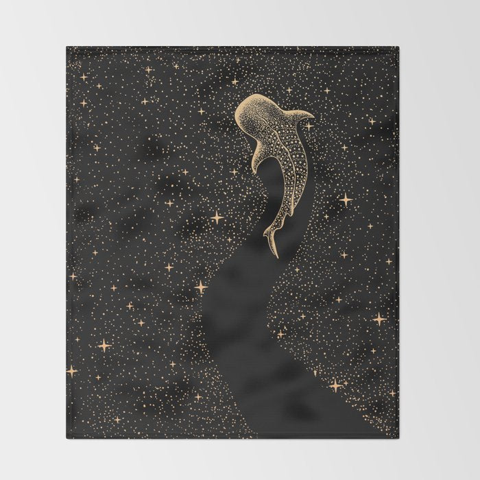 Star Eater Dark GOLD Version Throw Blanket Gallery Image 2