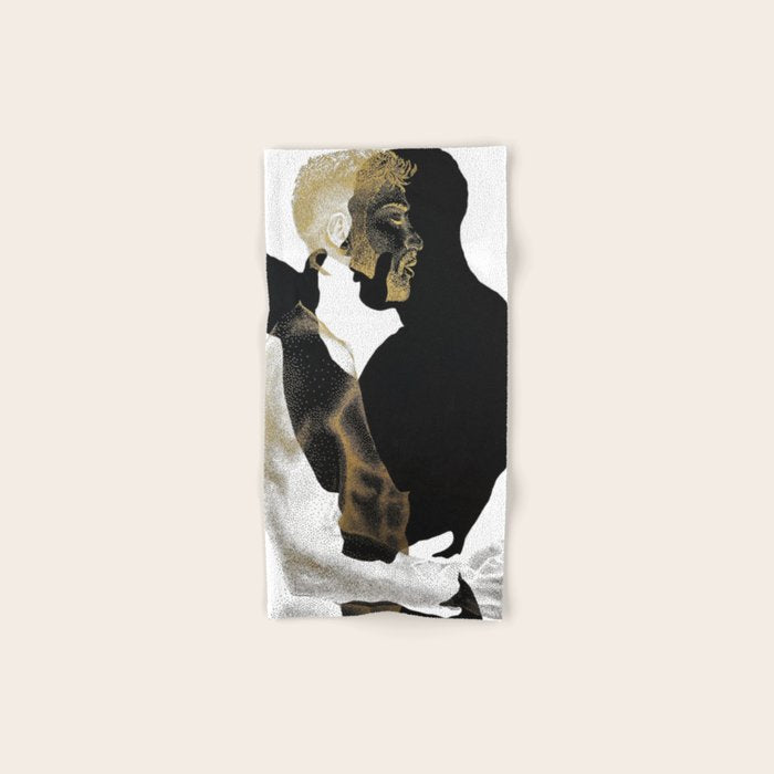 Dissonance - NOODDOODs (GOLD DOESN'T PRINT SHINY) Bath Towel Gallery Image 1
