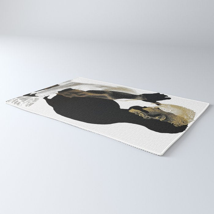 Dissonance - NOODDOODs (GOLD DOESN'T PRINT SHINY) Rug Gallery Image 3