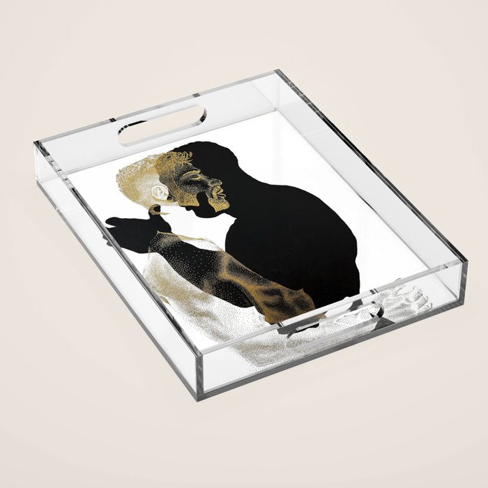 Dissonance - NOODDOODs (GOLD DOESN'T PRINT SHINY) Acrylic Tray Gallery Image 1