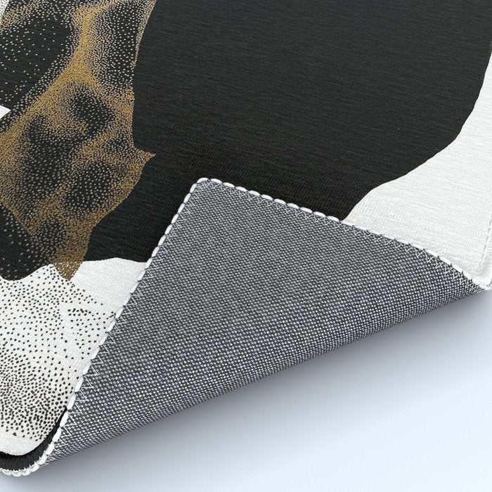 Dissonance - NOODDOODs (GOLD DOESN'T PRINT SHINY) Rug Gallery Image 4