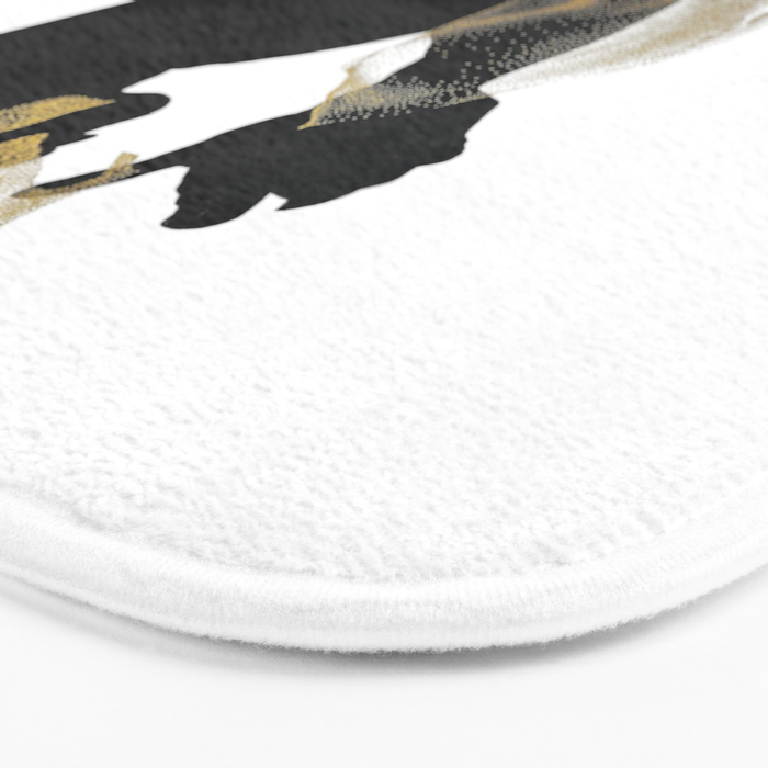 Dissonance - NOODDOODs (GOLD DOESN'T PRINT SHINY) Bath Mat Gallery Image 3