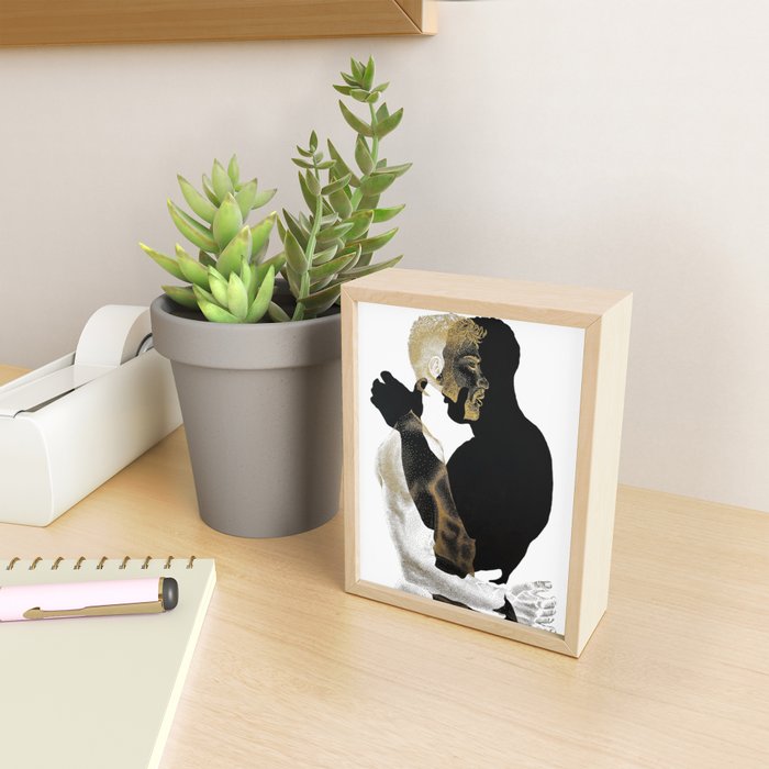 Dissonance - NOODDOODs (GOLD DOESN'T PRINT SHINY) Mini Art Print Gallery Image 2