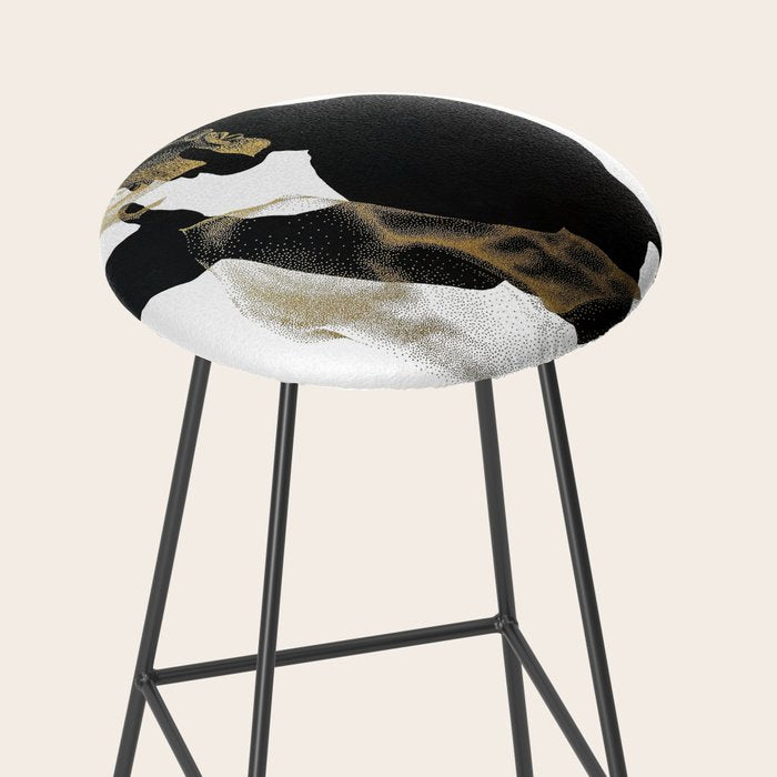 Dissonance - NOODDOODs (GOLD DOESN'T PRINT SHINY) Stool Gallery Image 2