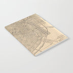 Vintage Map of New Orleans LA (1908) Notebook Gallery Image 2