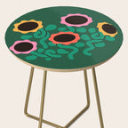 Colorful Abstract Sunflowers Side Table Gallery Image 2