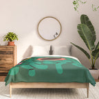 Colorful Abstract Sunflowers Comforter Gallery Image 3