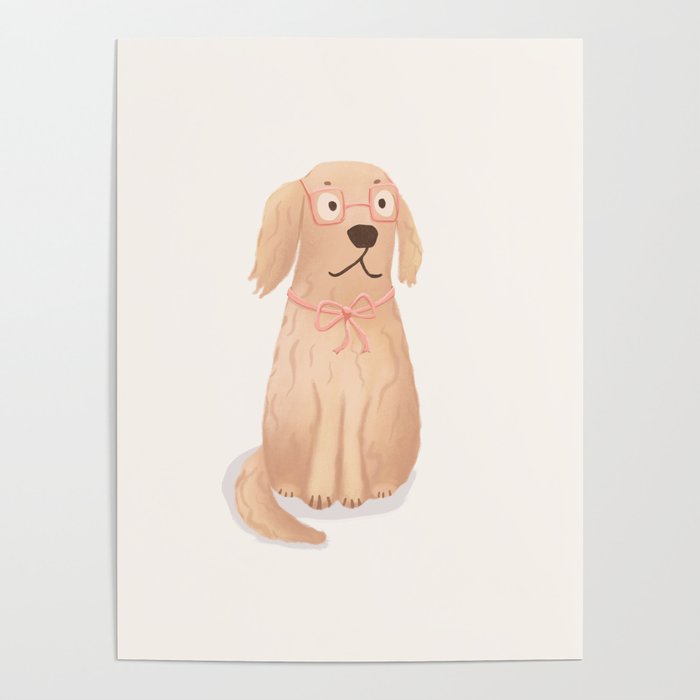 Primrose the golden retriever dog Poster Gallery Image 4