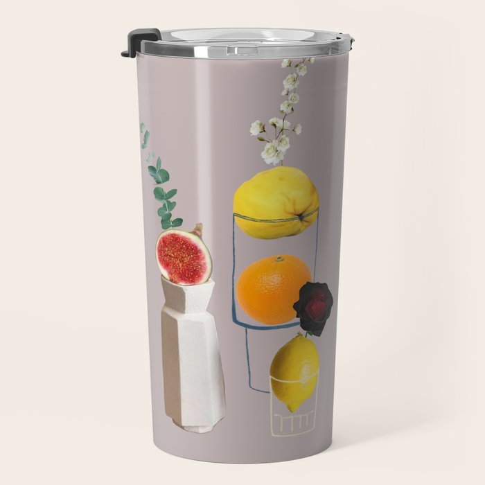 Still Life // Fruits & Flowers Travel Mug Gallery Image 3