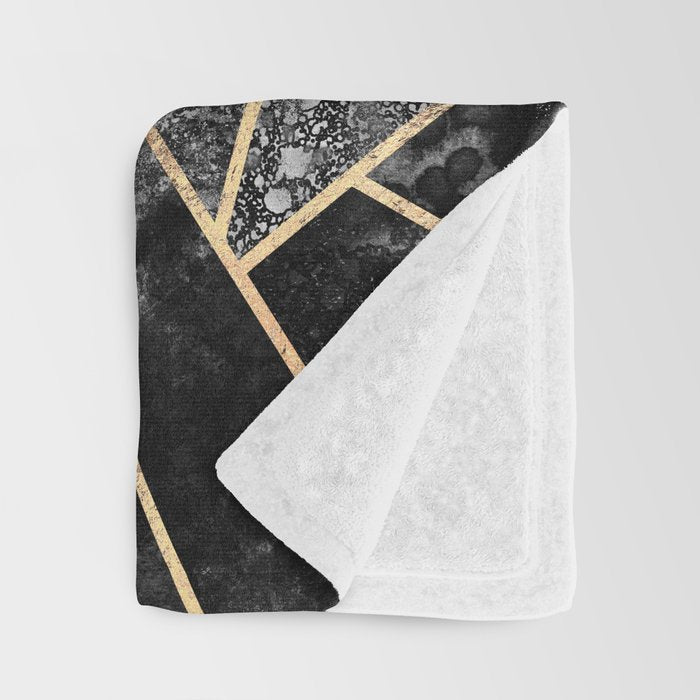 Black Stone 2 Throw Blanket Gallery Image 3