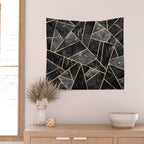 Black Stone 2 Wall Tapestry Gallery Image 2