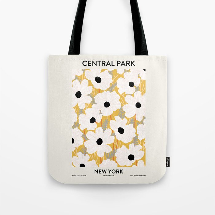 Flower market New York Central Park Tote Bag Gallery Image 1