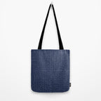 Lines III (Navy) Tote Bag Gallery Image 2