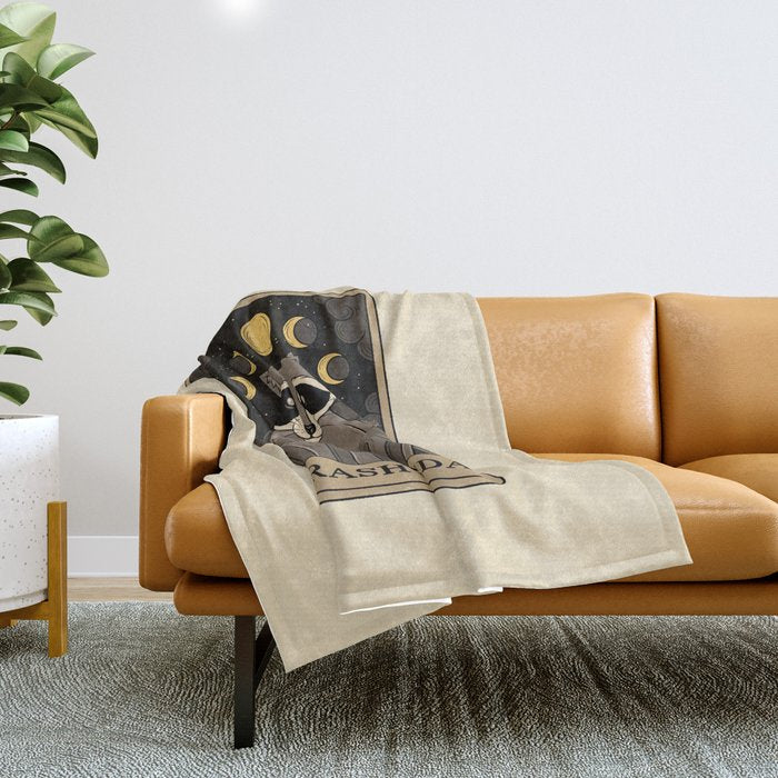The Trash Panda Throw Blanket