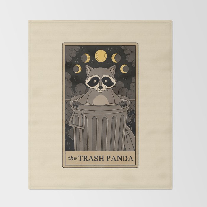 The Trash Panda Throw Blanket Gallery Image 2