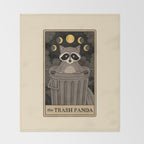 The Trash Panda Throw Blanket Gallery Image 2