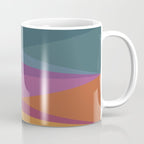 Geometric Triangles X Retro Rainbow Coffee Mug Gallery Image 1