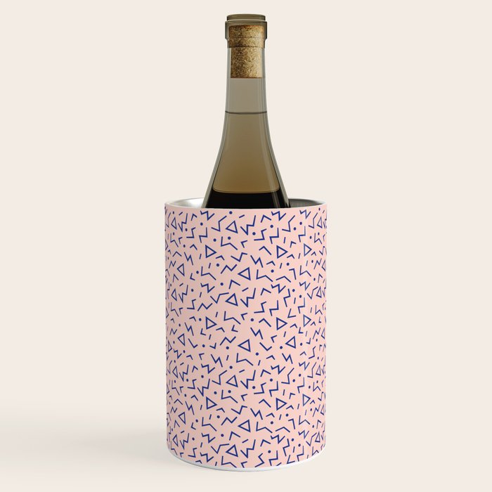 Memphis Pattern 12 - 80s Retro Wine Chiller Gallery Image 1